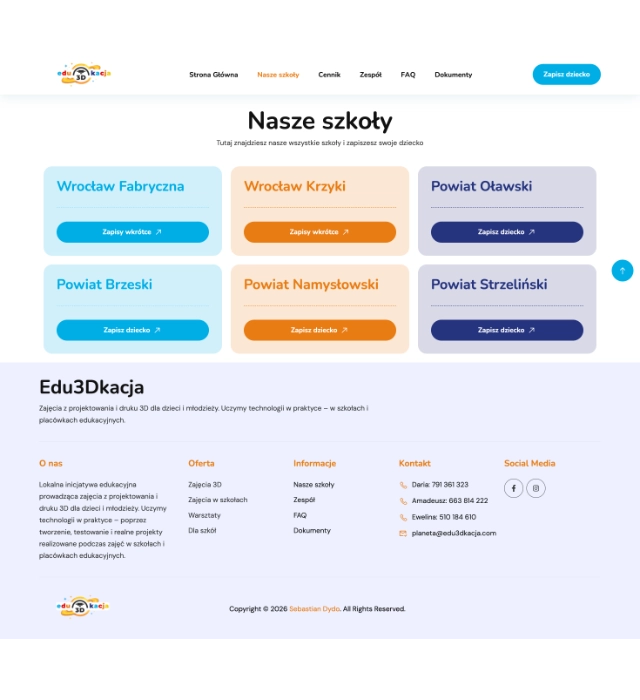 Nasze szkoły — school listings