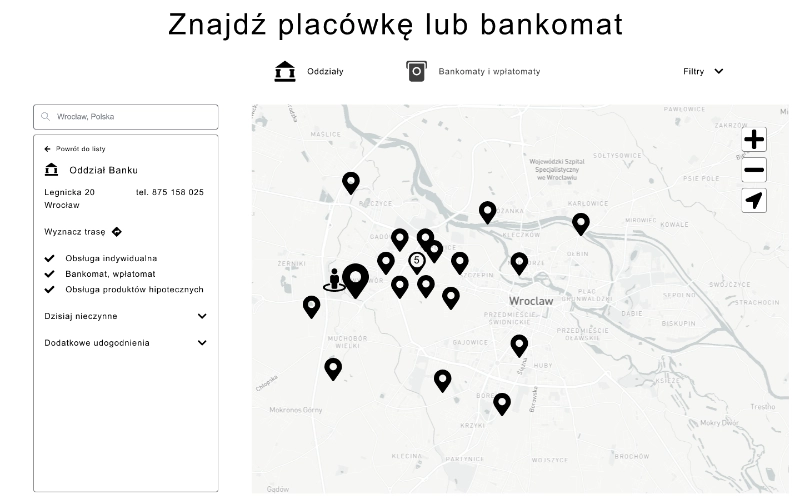 Desktop branch search